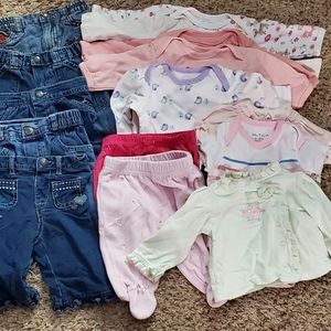 0-3month girls bundle